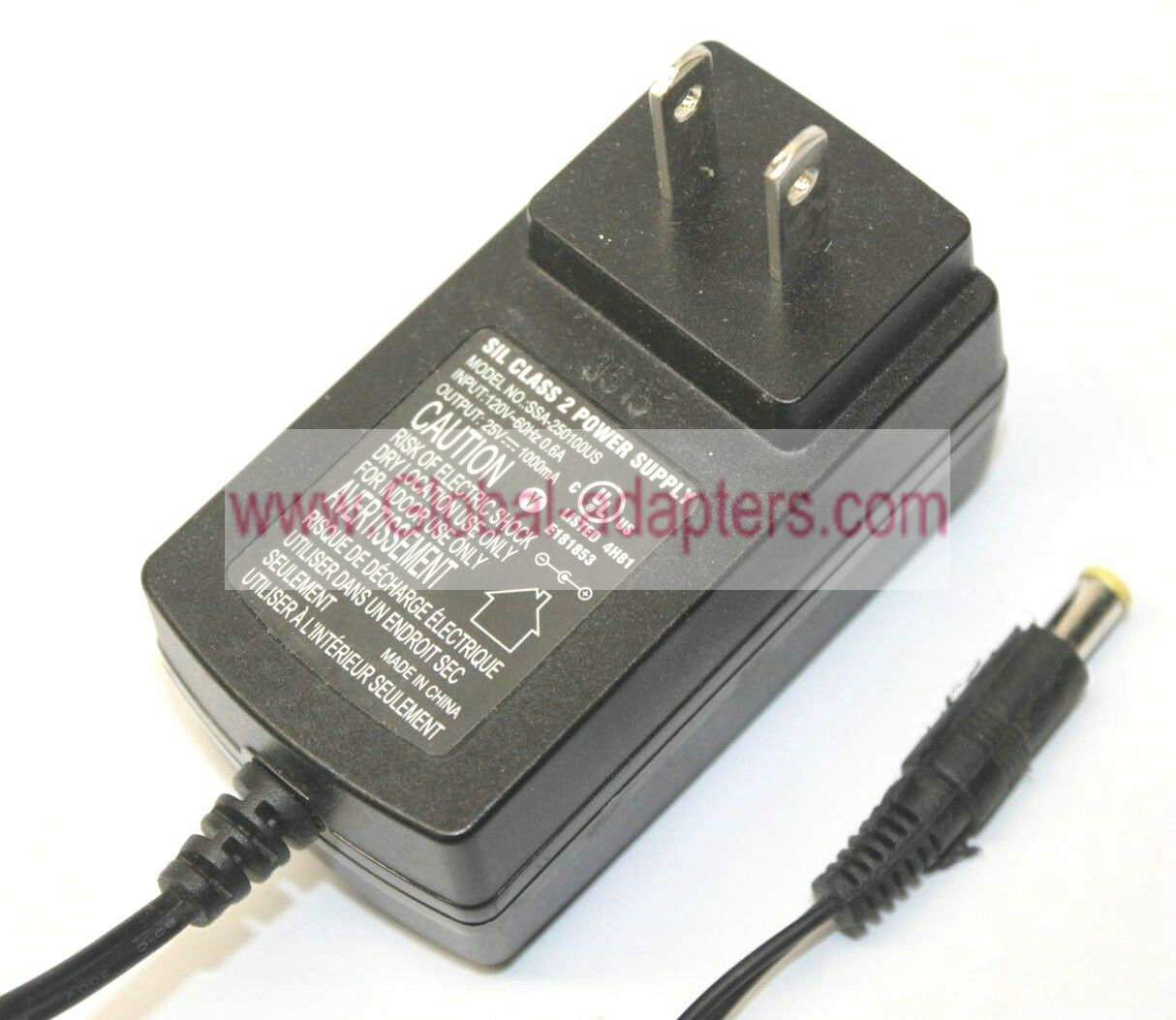 Brand New SIL SSA-250100US Class 2 Power Supply 25V 1000mA Adapter Transformer Charger Brand New SIL SSA-250100US Class 2 Power Supply 25V 1000mA Adapter Transformer Charger